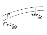 Perpendicular Track Mounting Bracket